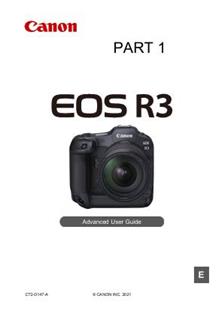 Canon EOS R3 manual. Camera Instructions.